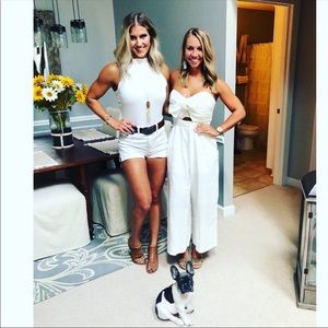 Astr Other - White Jumpsuit Astr Other - White Jumpsuit